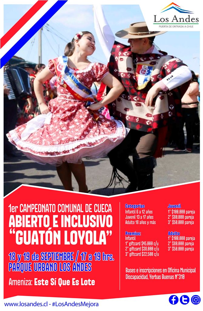 LOS ANDES: Invitan a participar en atractivo campeonato de cueca en Fiesta del Guatón Loyola