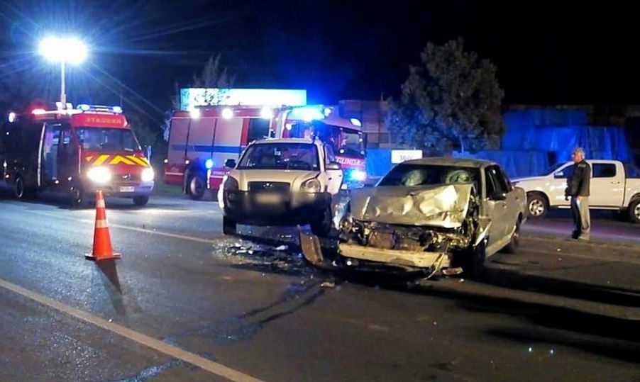 SAN FELIPE: Seis personas lesionadas en violento accidente en Carretera San Martín