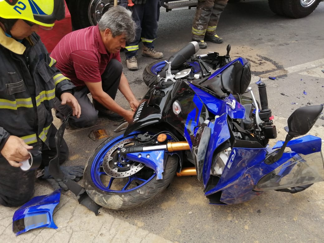 SAN ESTEBAN: Joven muere tras chocar en su moto con una camioneta a la altura de la subida Los Ciruelos