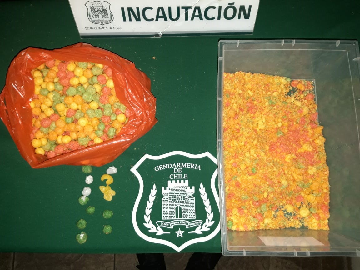 LOS ANDES: Gendarmes descubrieron chis pop rellenos con droga en cárcel Andina