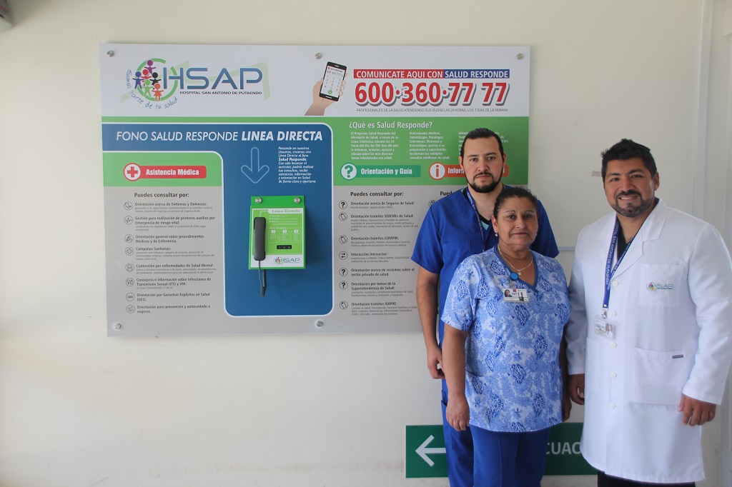 PUTAENDO: Hospital San Antonio implementa línea directa al Fono Salud Responde
