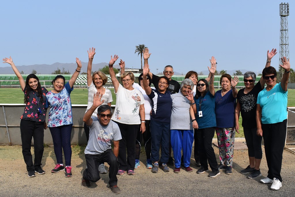 LOS ANDES: Enérgica participación en programa Más Adultos Mayores Autovalentes durante el verano