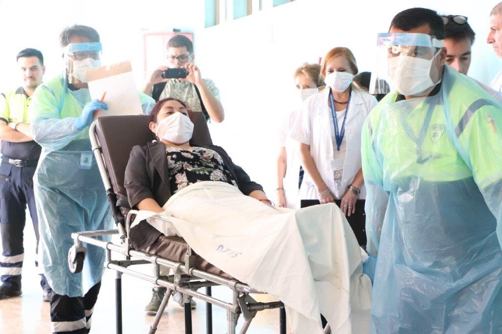 SAN FELIPE: Exitoso simulacro de Coronavirus realizaron las autoridades de salud