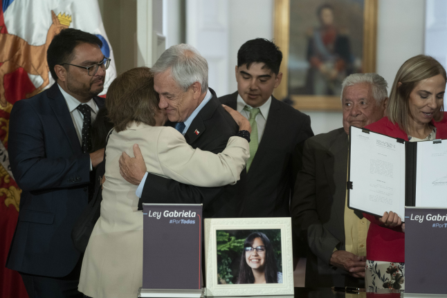 NACIONAL: Presidente Piñera promulga Ley Gabriela, que amplía el alcance de las penas por femicidio