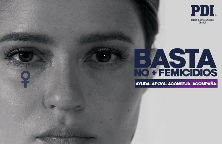 REGIÓN: “Basta No + Femicidios”: PDI lanza campaña en región de Valparaíso
