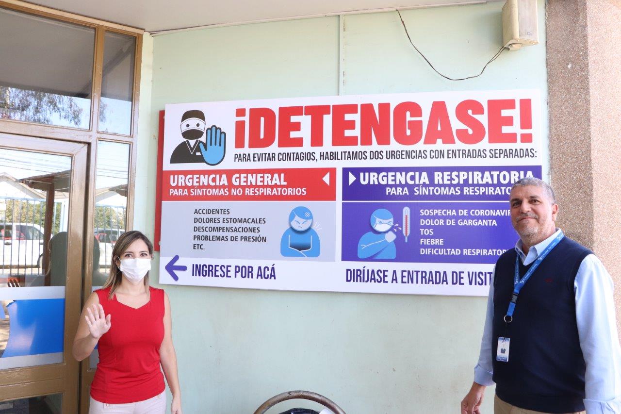 SAN FELIPE: Autoridades de salud supervisan puesta en marcha de nueva urgencia respiratoria en el Hospital San Camilo