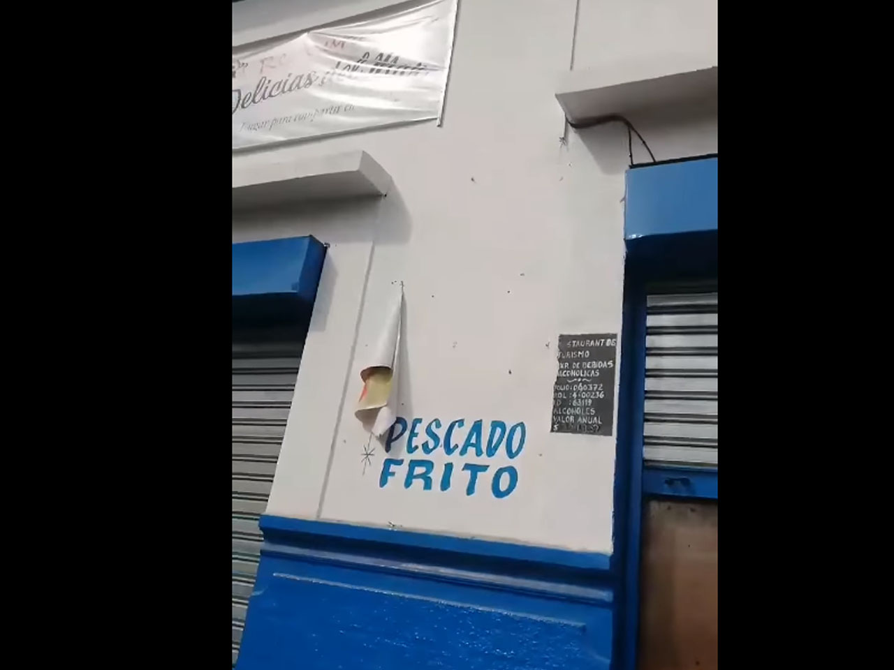 LOS ANDES: Delincuentes roban en céntrico Restaurant durante toque de queda
