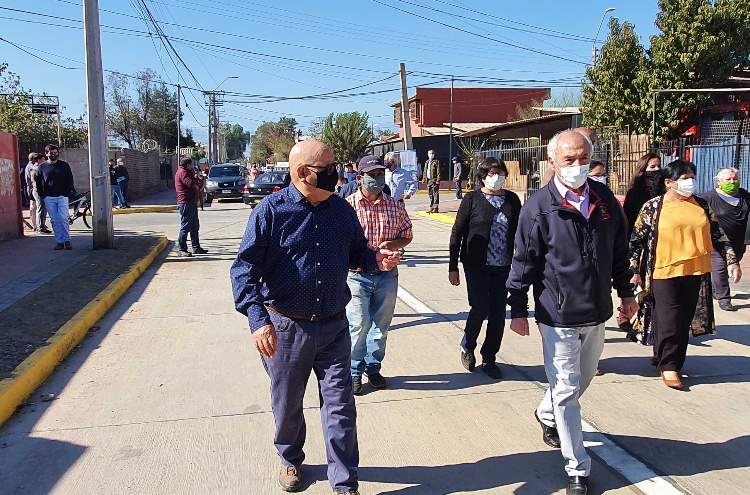 SAN FELIPE: Municipio entregó al uso pavimentación de calle Chorrillos