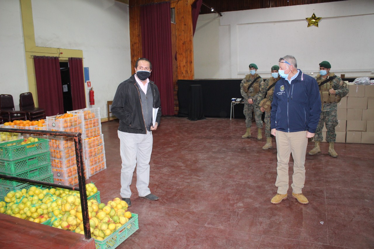 PANQUEHUE: Municipio inicia distribución de canastas de verduras a adultos mayores y familias afectadas por COVID19
