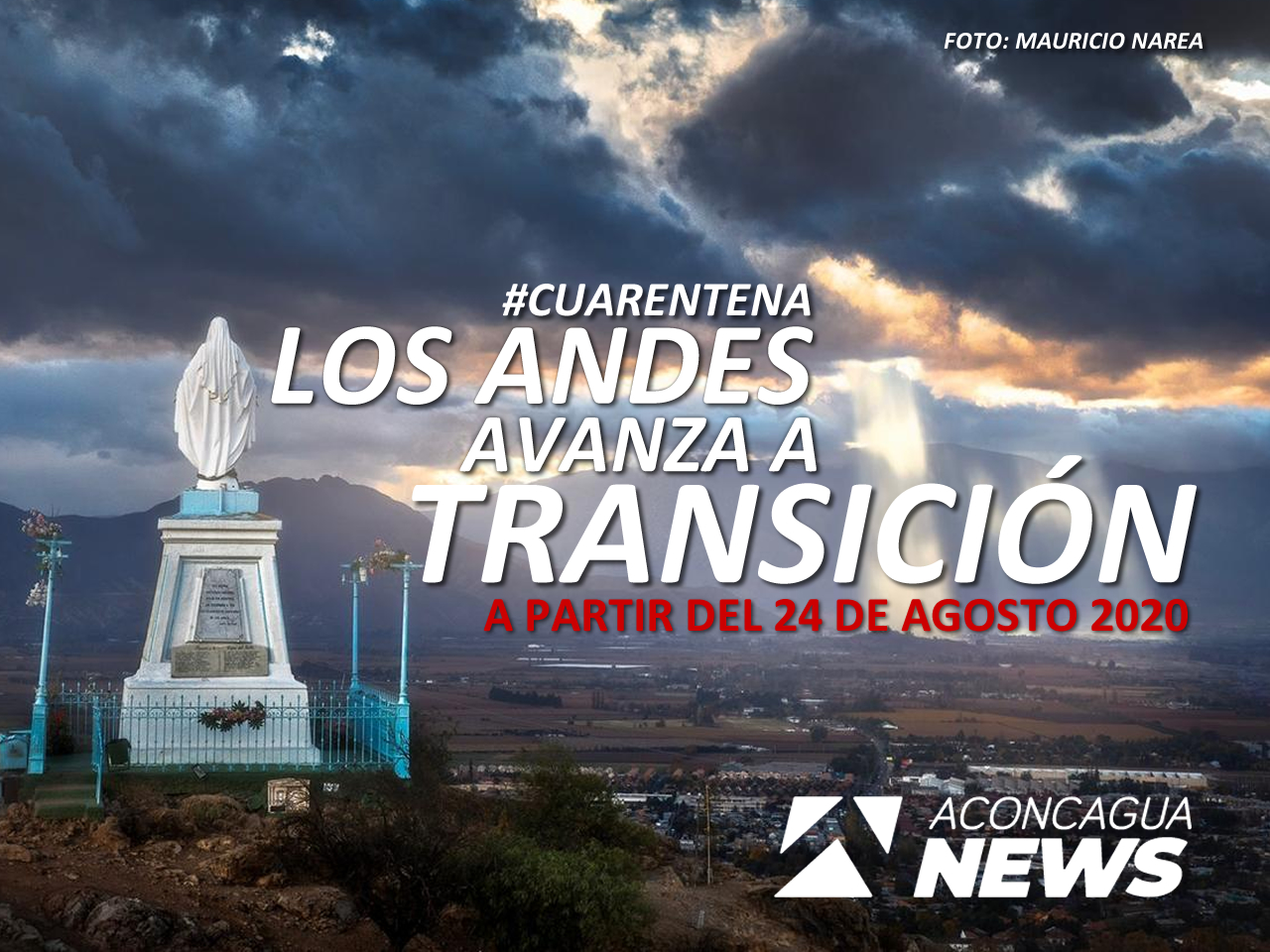 COVID19: La comuna de Los Andes avanza a etapa de Transición en Plan Paso a Paso
