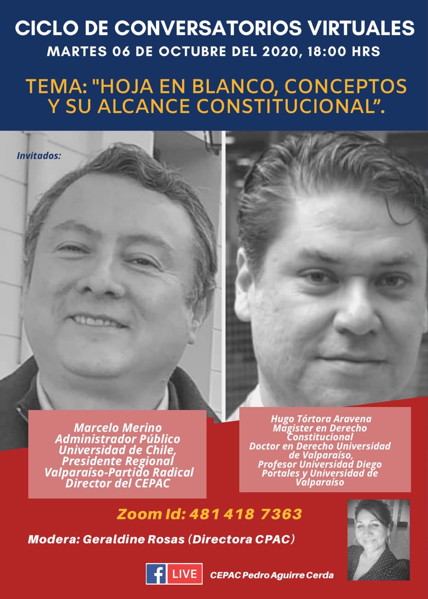 LOS ANDES: Candidato a Alcalde Marcelo Merino invita a Charla Constitucional