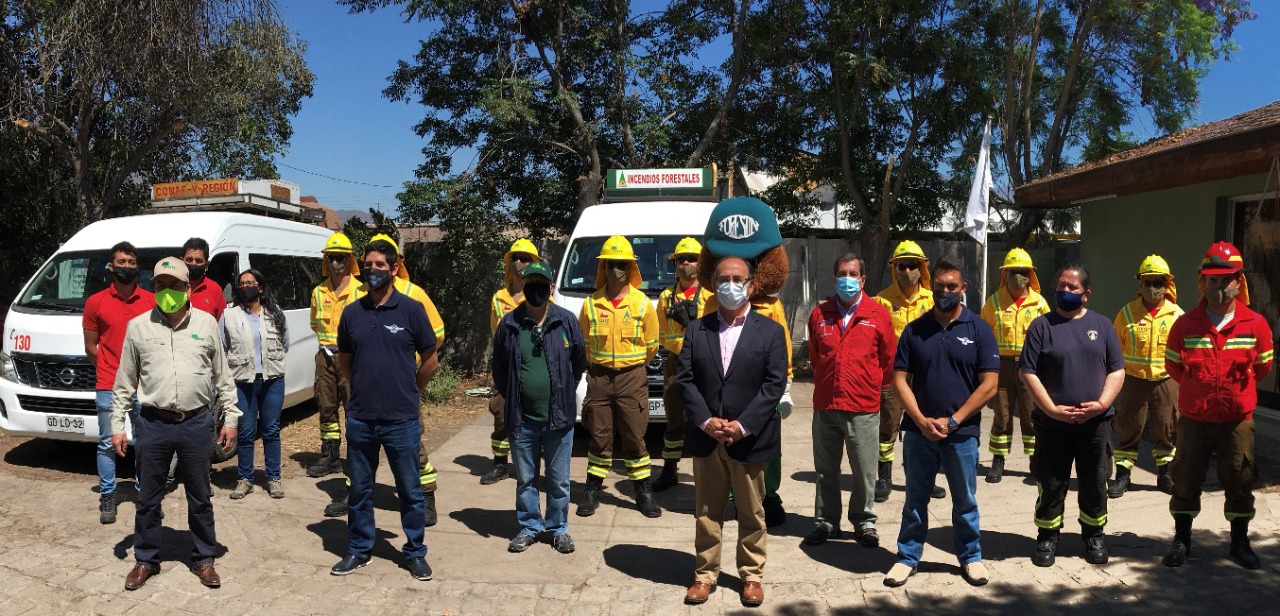 ACONCAGUA: 100% operativa se encuentra Brigada Forestal  de CONAF para extinguir incendios en Aconcagua