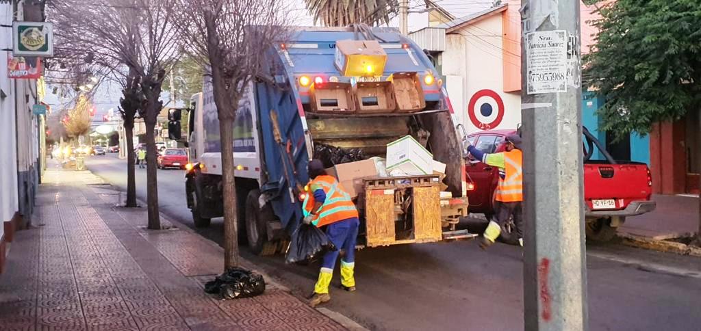 LOS ANDES: Retiro de residuos domiciliarios se realizará con normalidad posterior a las fiestas de fin de año