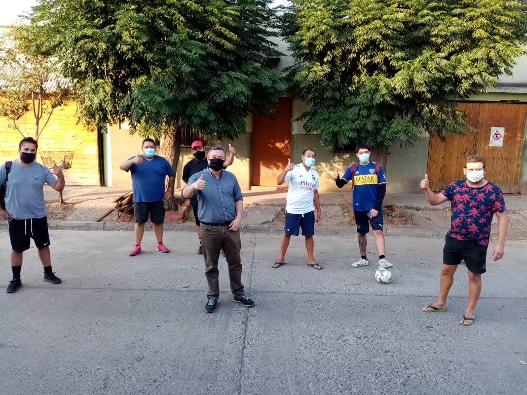 LOS ANDES: Marcelo Merino propone recuperar espacios para el deporte en la comuna