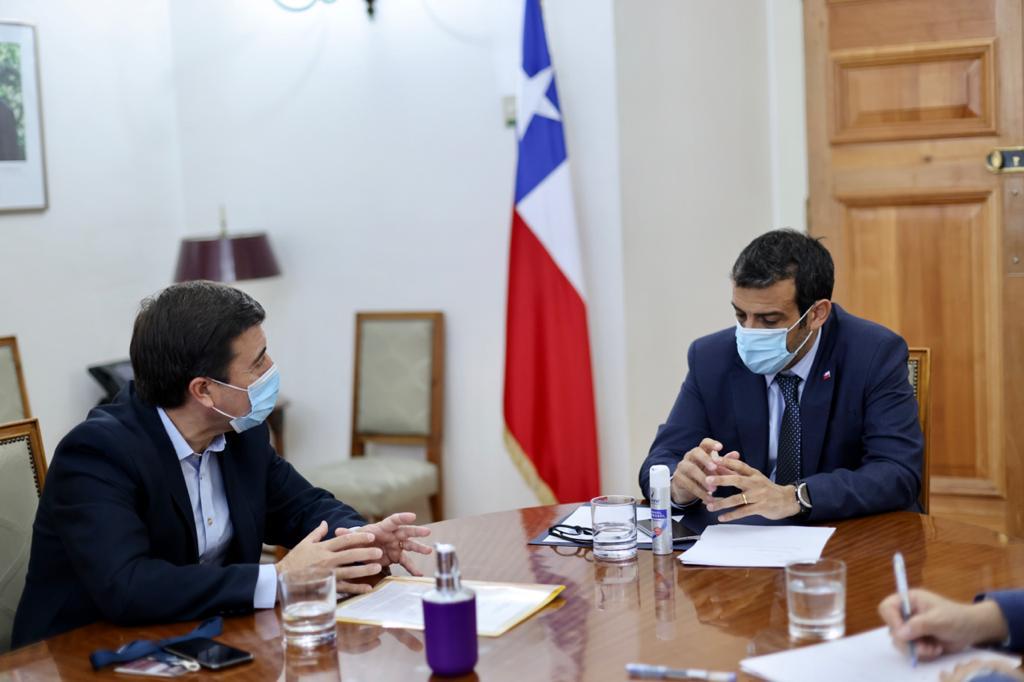 LOS ANDES: Alcalde Rivera se reúne con ministro del Interior para abordar temas de seguridad pública