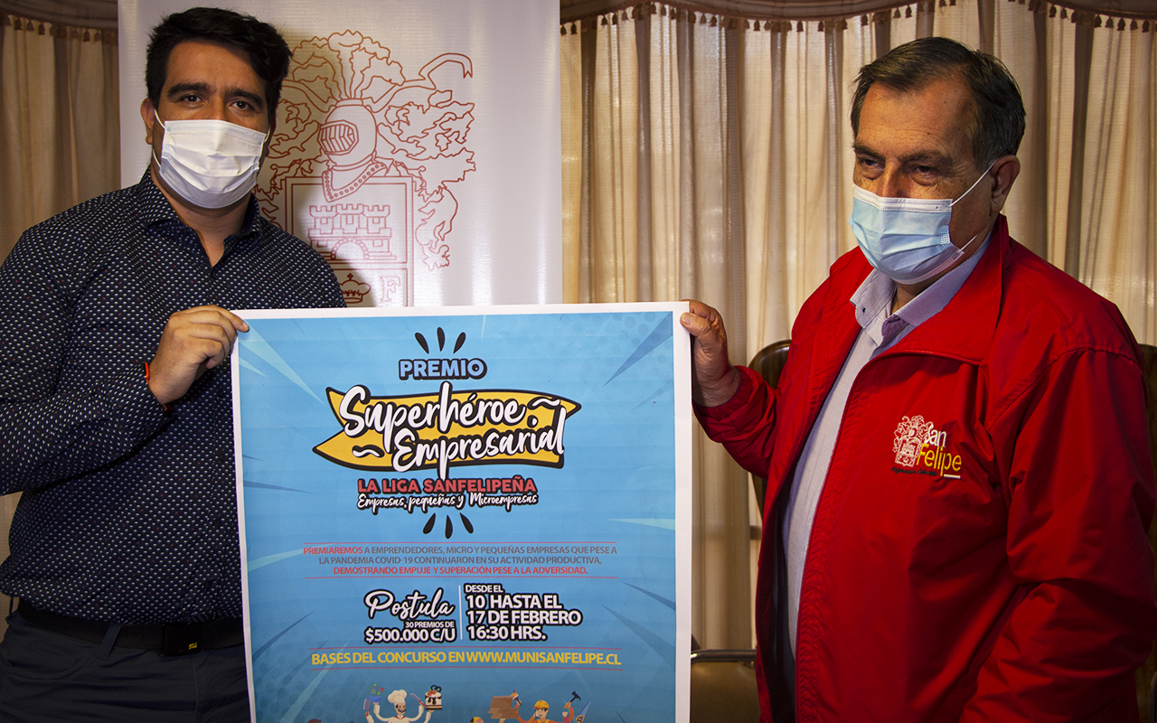 SAN FELIPE: Alcalde Beals encabezó lanzamiento del concurso que reconocerá a empresas que funcionaron durante la pandemia