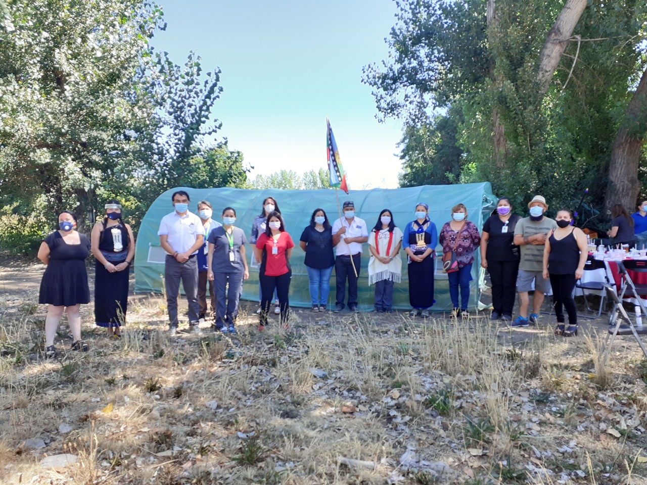 CALLE LARGA: Agrupación indígena Futa Repu inauguró vivero de hierbas medicinales