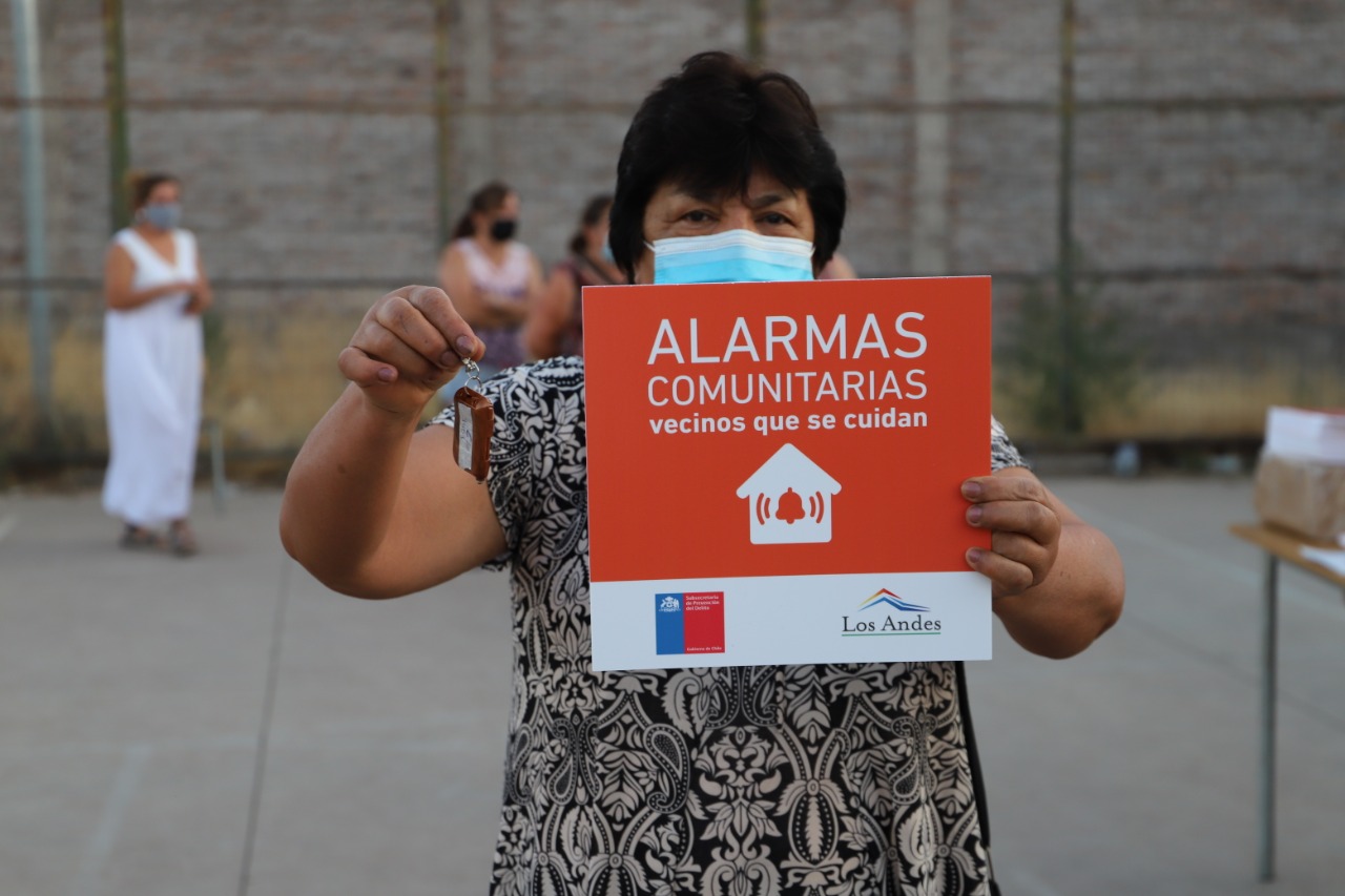 LOS ANDES: Las Juntas de vecinos Los Libertadores y Cóndores Andinos ya cuentan con sus alarmas comunitarias