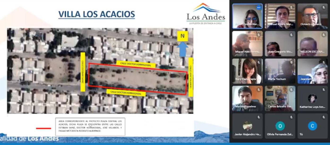 LOS ANDES: Concejo Municipal aprueba construcción de multicacancha y plaza central para villa Los Acacios
