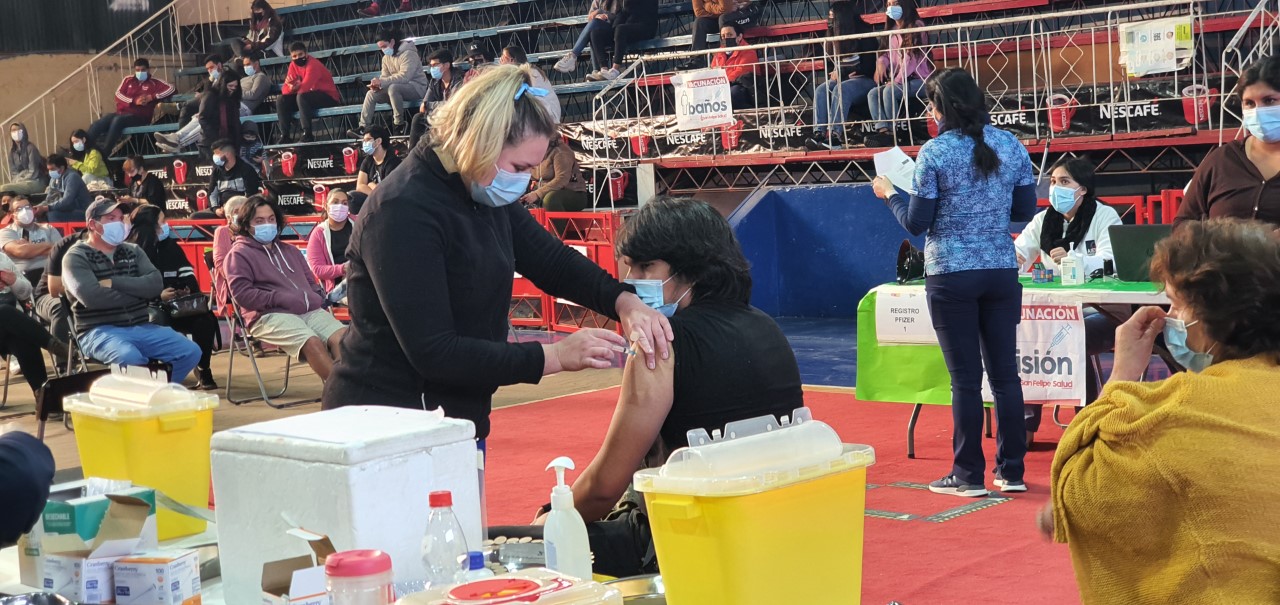 SAN FELIPE: Municipio refuerza llamado a vacunarse contra Influenza y rezagados de COVID19