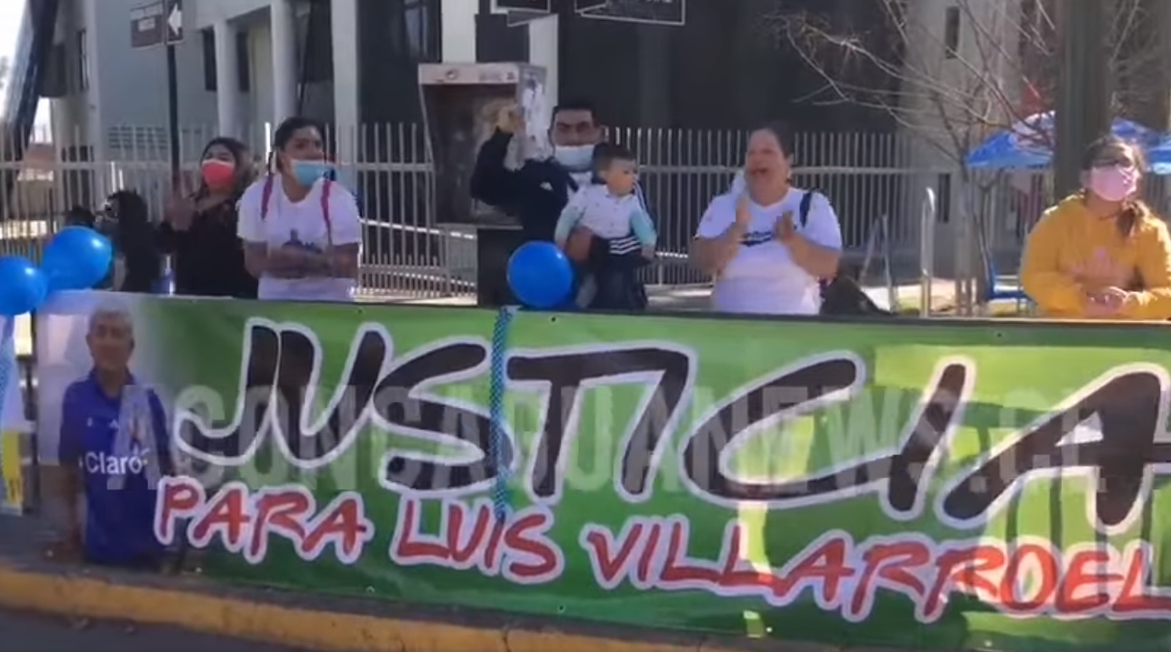 LOS ANDES: Familiares y amigos de «El Luchin» se manifestaron en el exterior del Trinunal Andino