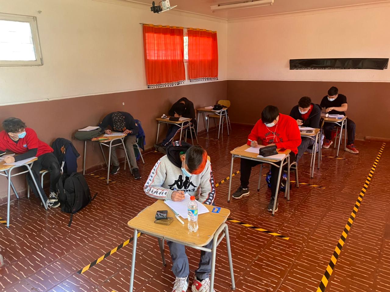 CURIMÓN: Alta asistencia de estudiantes marca primera semana de clases presenciales en el Colegio Assunta Pallota