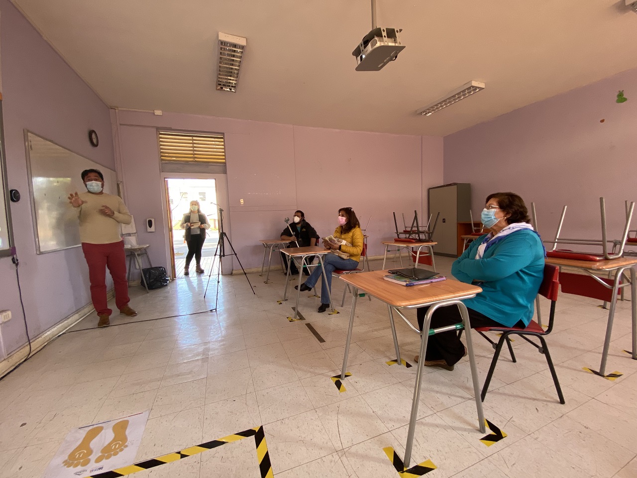 LOS ANDES: Realizan visita inspectiva para el retorno seguro a establecimientos municipales de la comuna