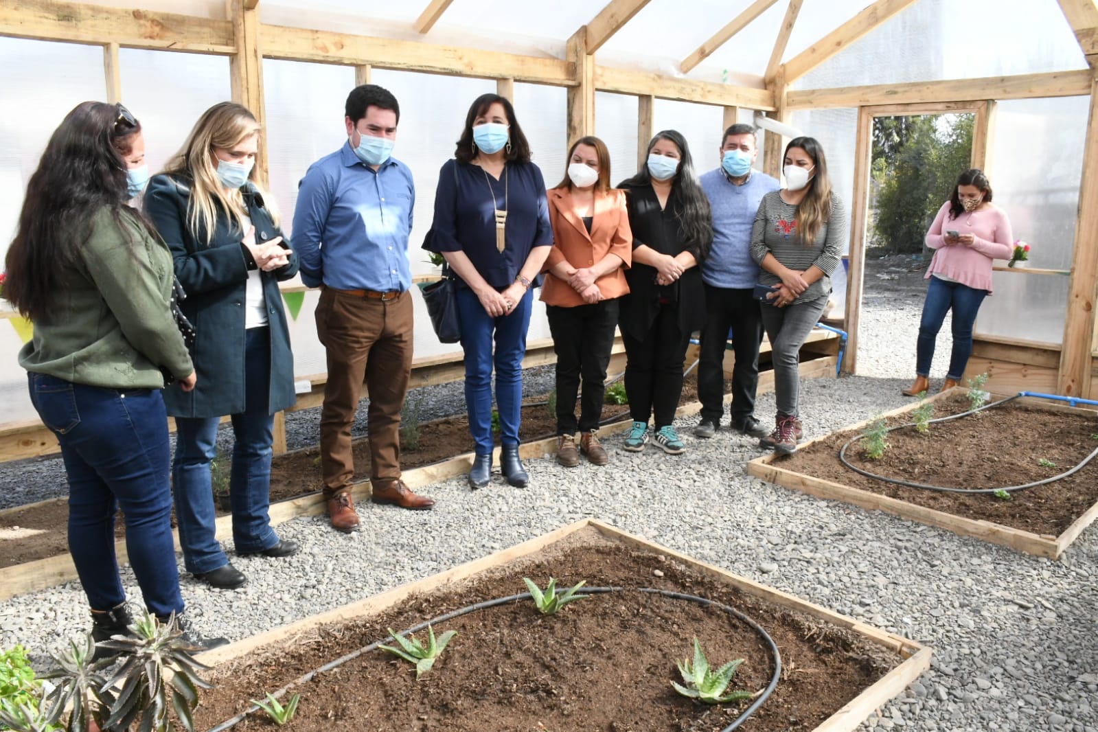 LOS ANDES: En invernadero comunitario de San Rafael se realizó el lanzamiento del Fondo de Protección Ambiental (FPA)