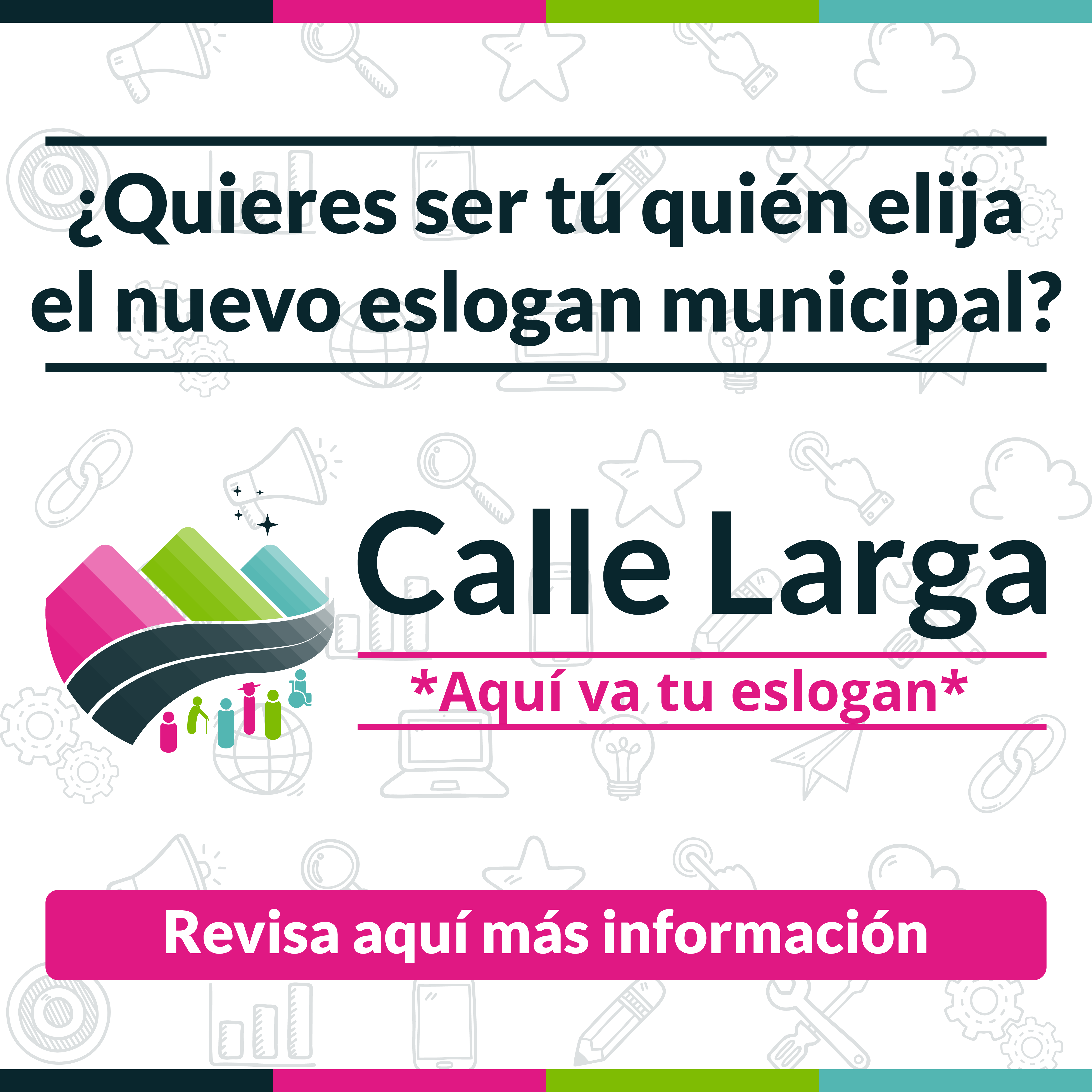 CALLE LARGA: Municipalidad de Calle Larga invita a la comunidad a elegir el nuevo eslogan municipal