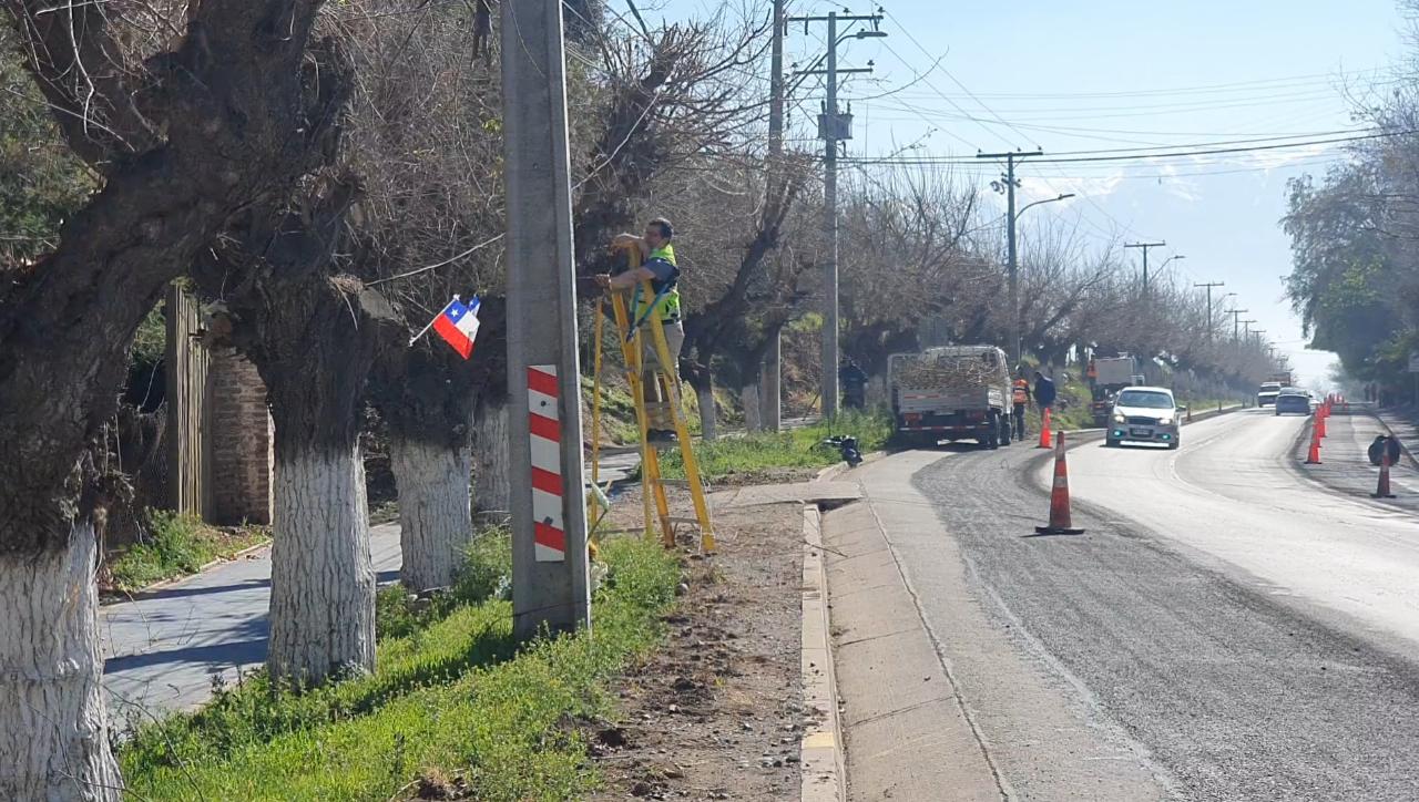SAN ESTEBAN: Equipos municipales realizaron gran operativo de limpieza y poda en subida Los Ciruelos