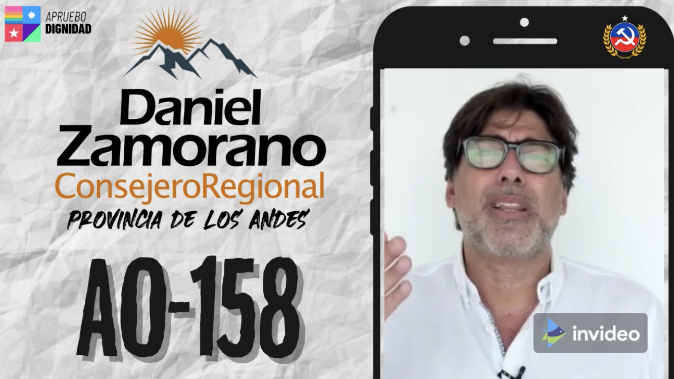 POLITICA: Apoyo de Daniel Jadue al candidato a CORE Daniel Zamorano Vargas