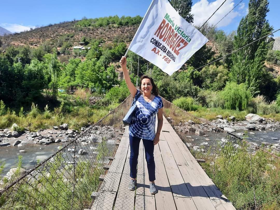 LOS ANDES: Consejera Regional María Victoria Rodríguez fue reelecta con la primera mayoría