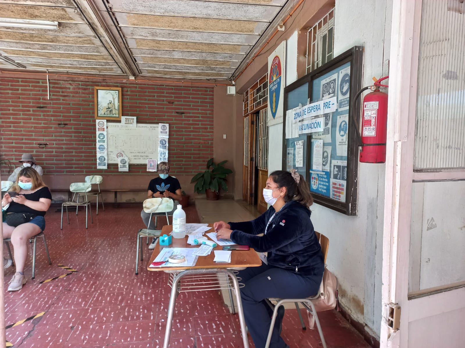 COVID19: Cesfam de Curimón instala punto de vacunación contra el Covid-19 en el Colegio Assunta Pallota