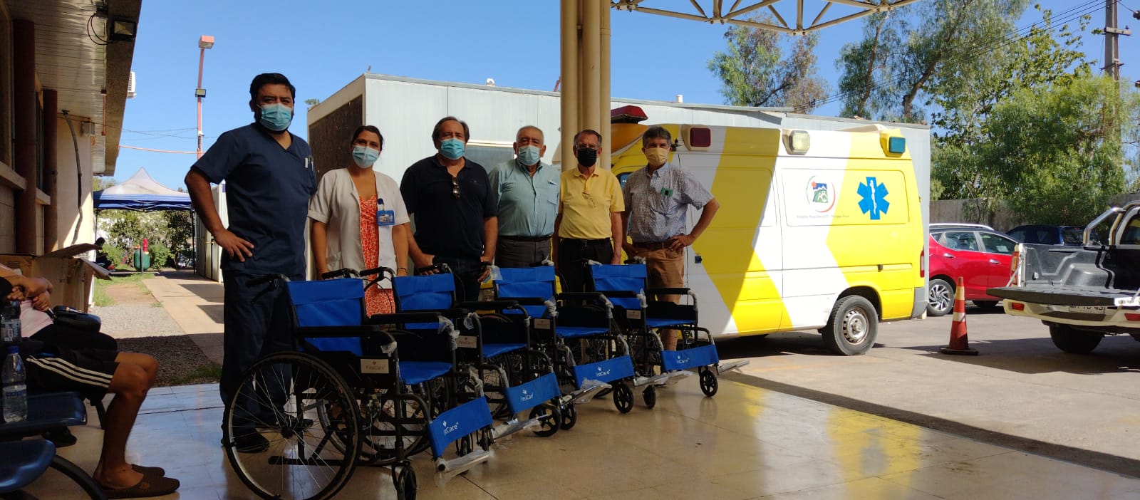 SALUD: Hospital de Los Andes recibe donación de 4 sillas de rueda