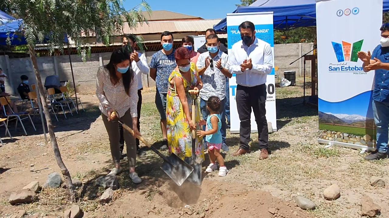 SAN ESTEBAN:  Colocan primera piedra para la construcción de la Plazoleta “Esperanza” de la Villa San José de San Esteban￼