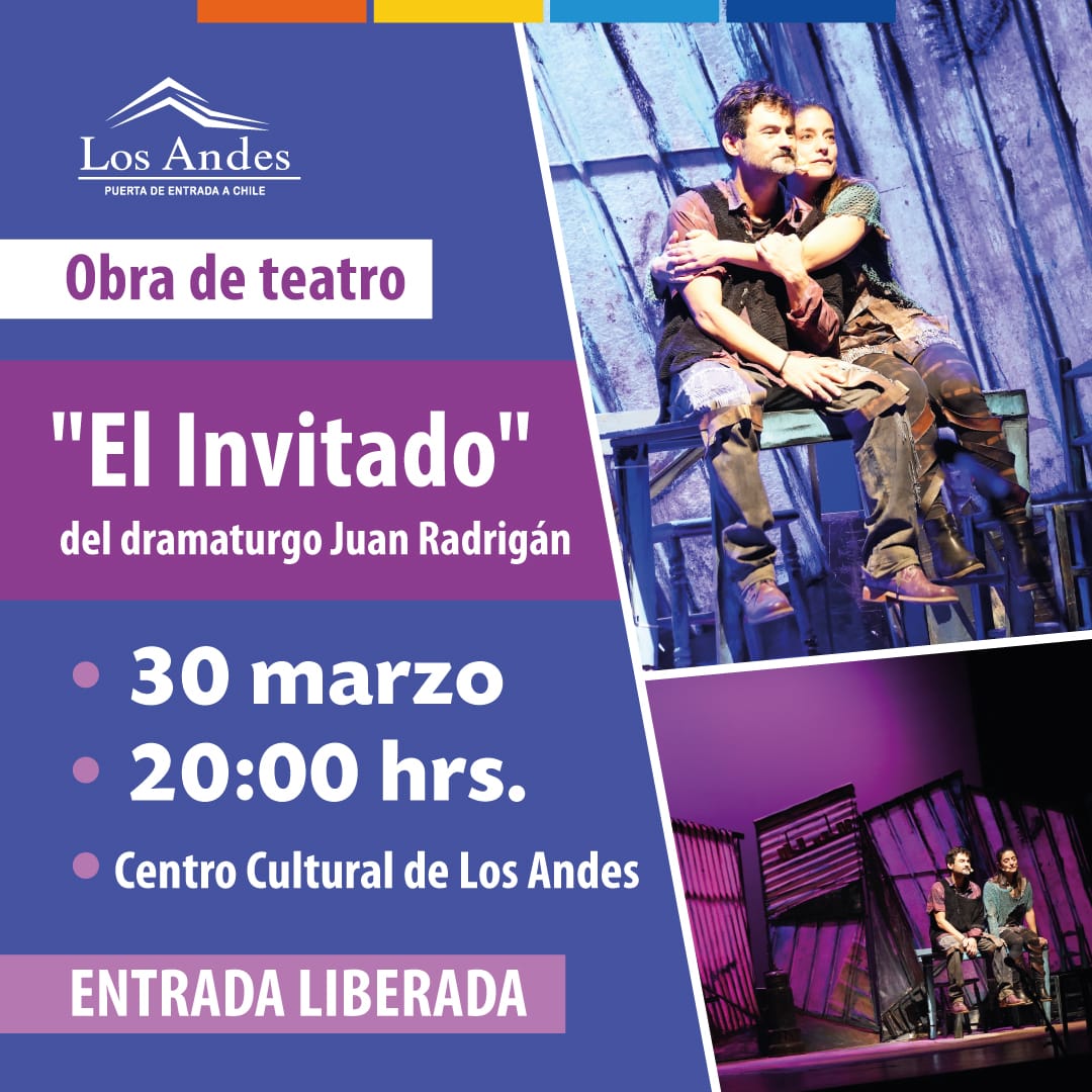 CULTURA: Municipalidad de Los Andes presenta obra de teatro en Centro Cultural
