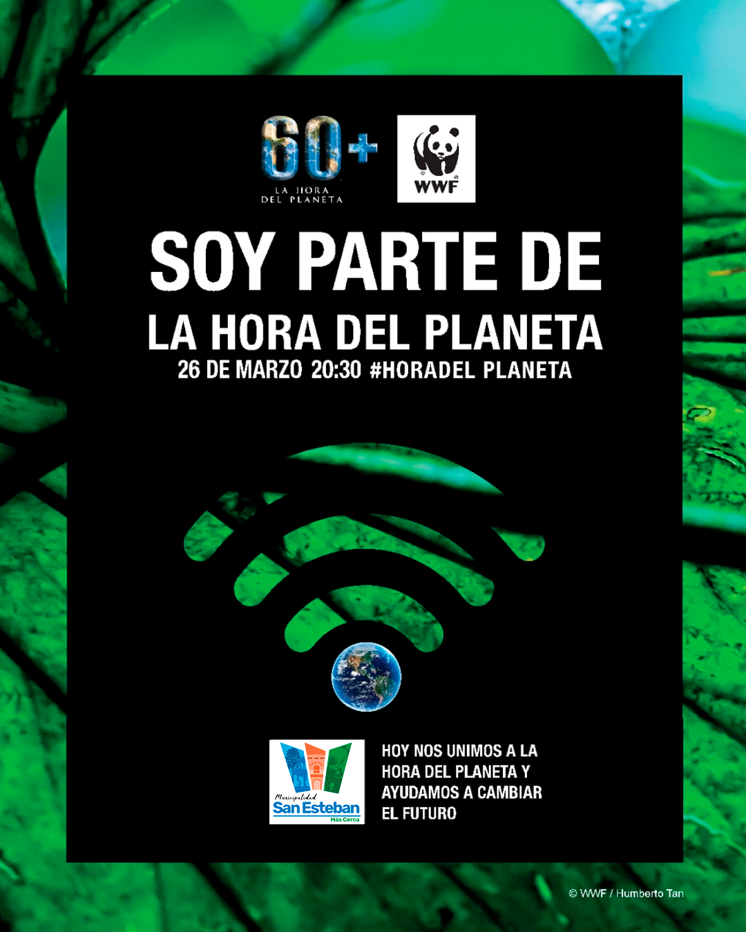 SAN ESTEBAN:    Municipalidad de San Esteban se sumará a la campaña mundial “La Hora del Planeta” apagando las luces de su edificio