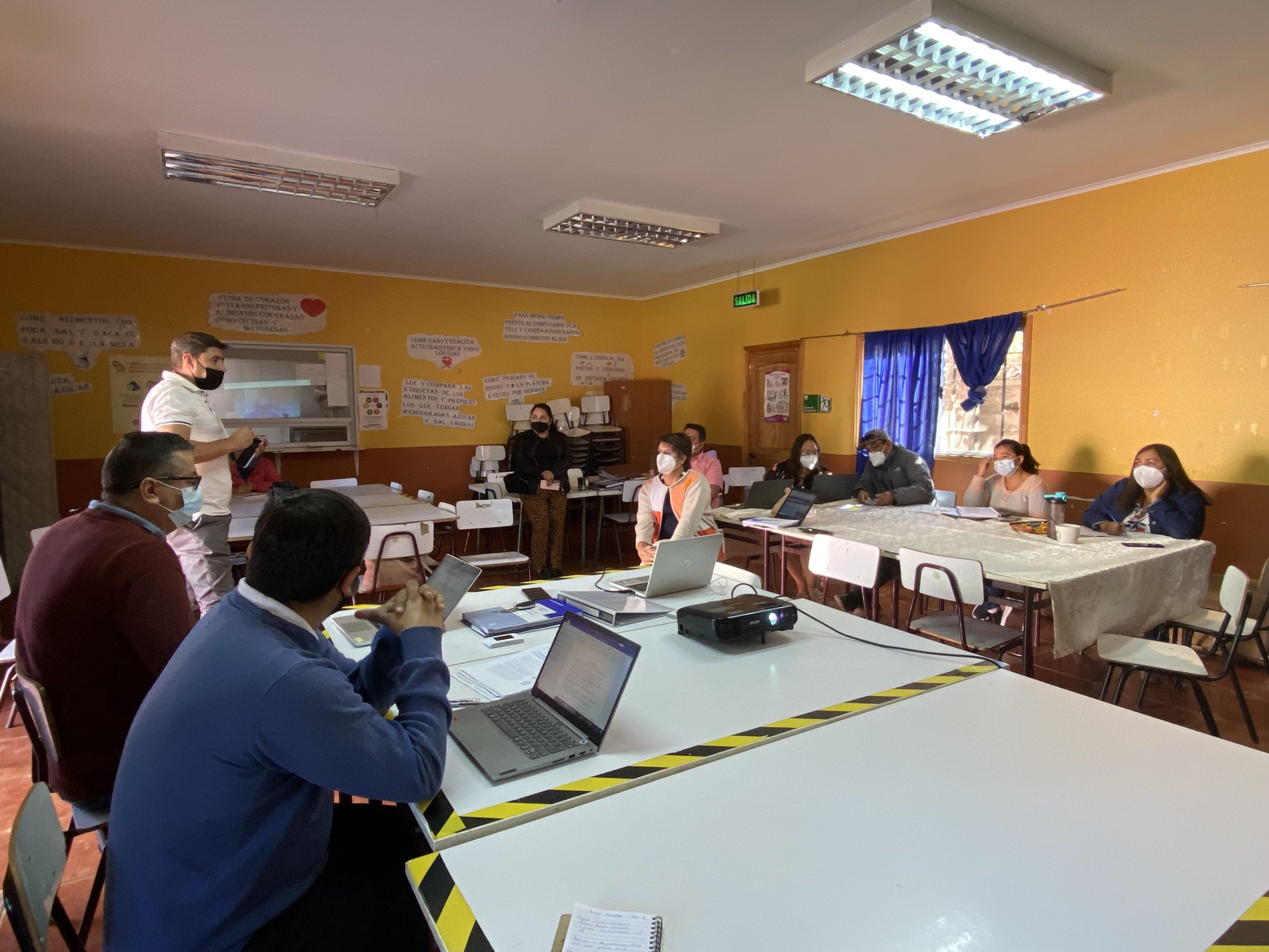 SAN ESTEBAN:  En la Escuela Inclusiva San Lorenzo se desarrolló la primera reunión de coordinación educacional de las escuelas rurales de San Esteban