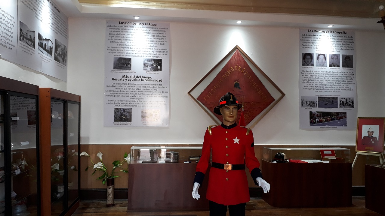 LOS ANDES: Museo de Bomberos inicia proyecto para reactivar su trabajo patrimonial