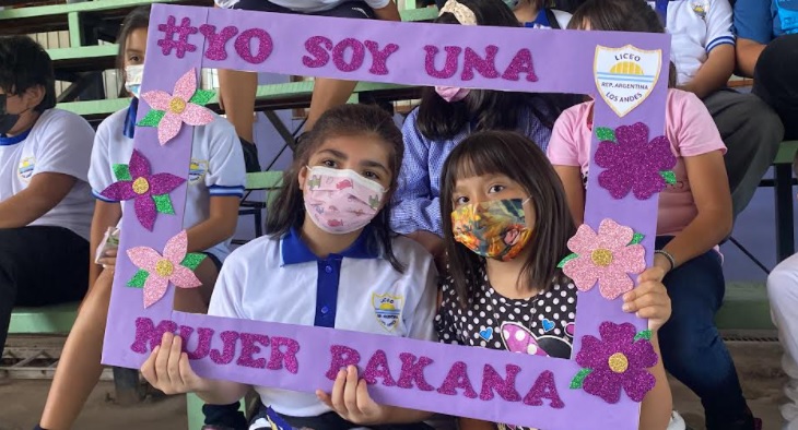 LOS ANDES: Personificando a grandes personalidades de la historia, el Liceo República Argentina conmemoró el Día Internacional de la Mujer
