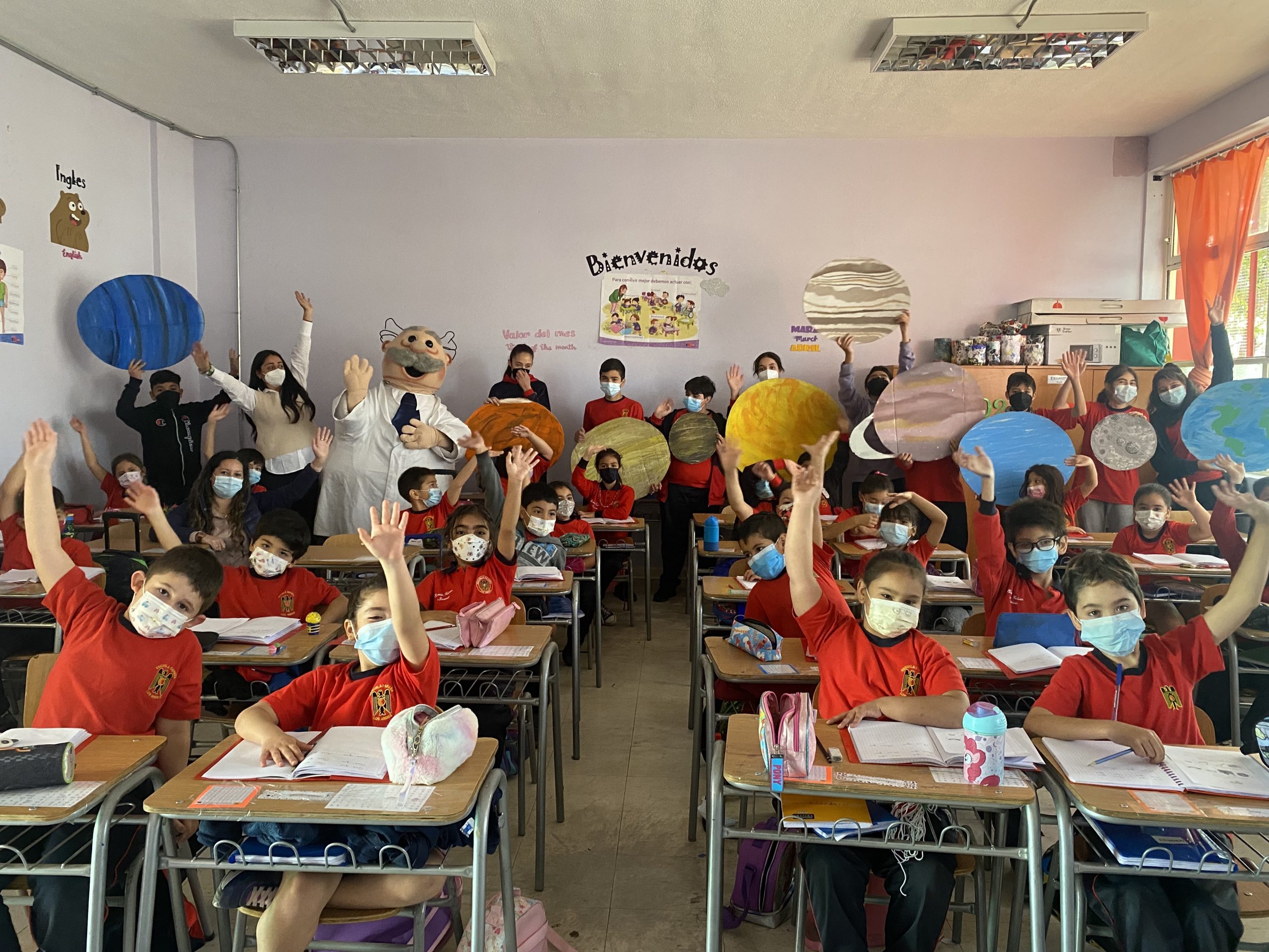 LOS ANDES:  Aprendiendo en comunidad la Escuela España celebró el Día de la Ciencia y la Tecnología
