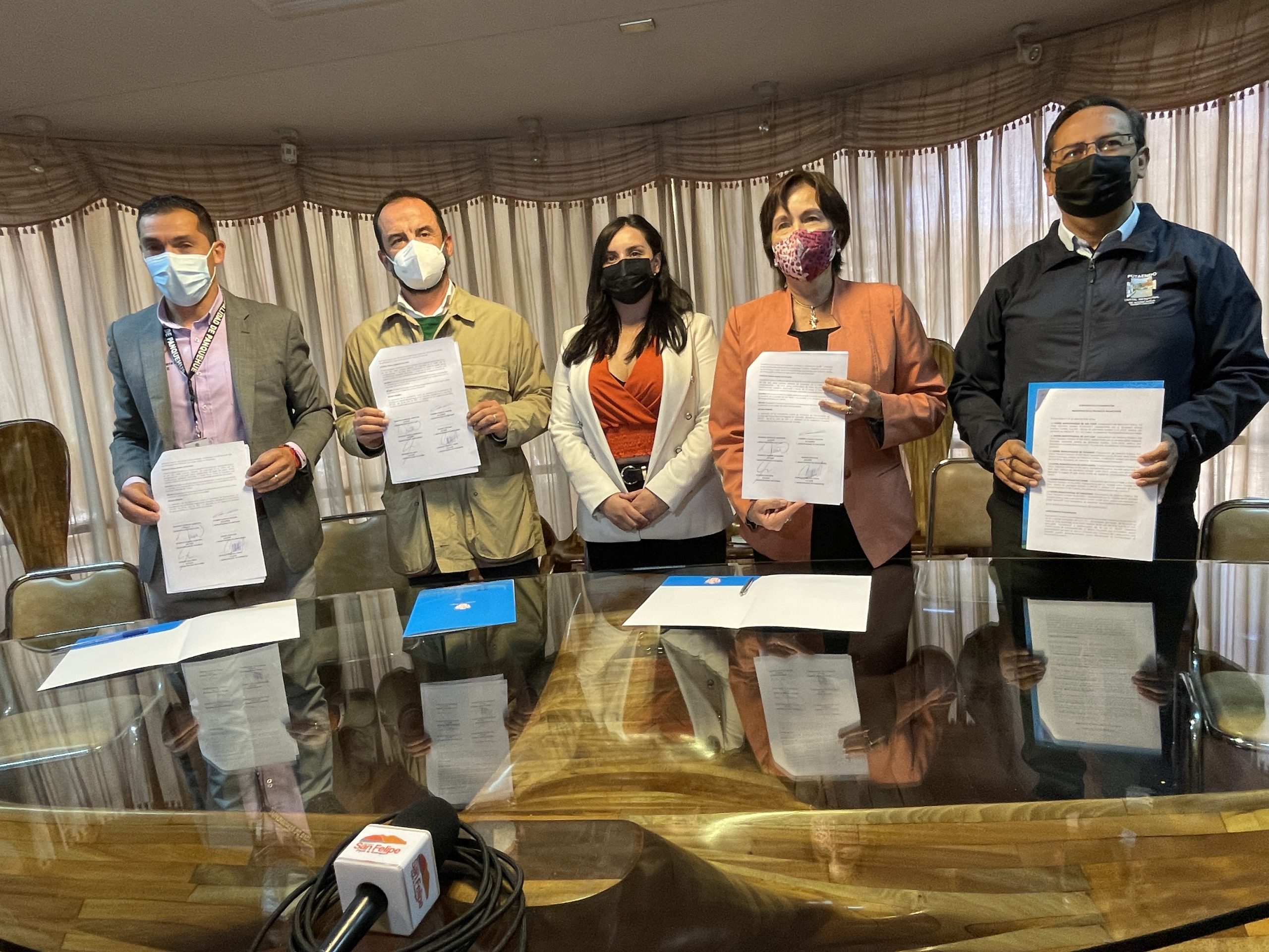 SAN FELIPE:  Alcaldes de la Provincia de San Felipe firmaron Convenio de Colaboración para trabajar en torno a necesidades en común