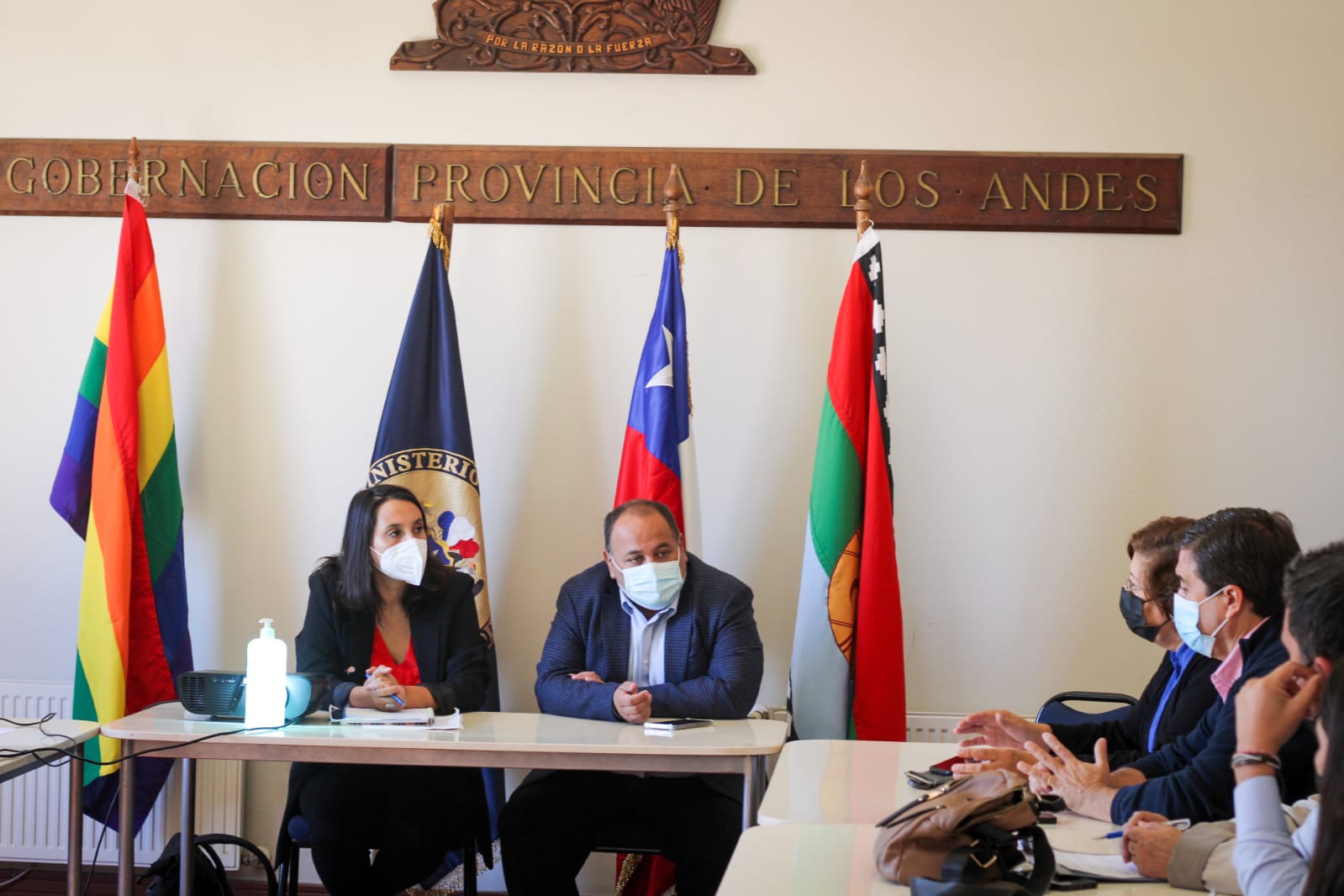 LOS ANDES:  En la Delegación Provincial de Los Andes se realizó la Mesa de Reencuentro escolar