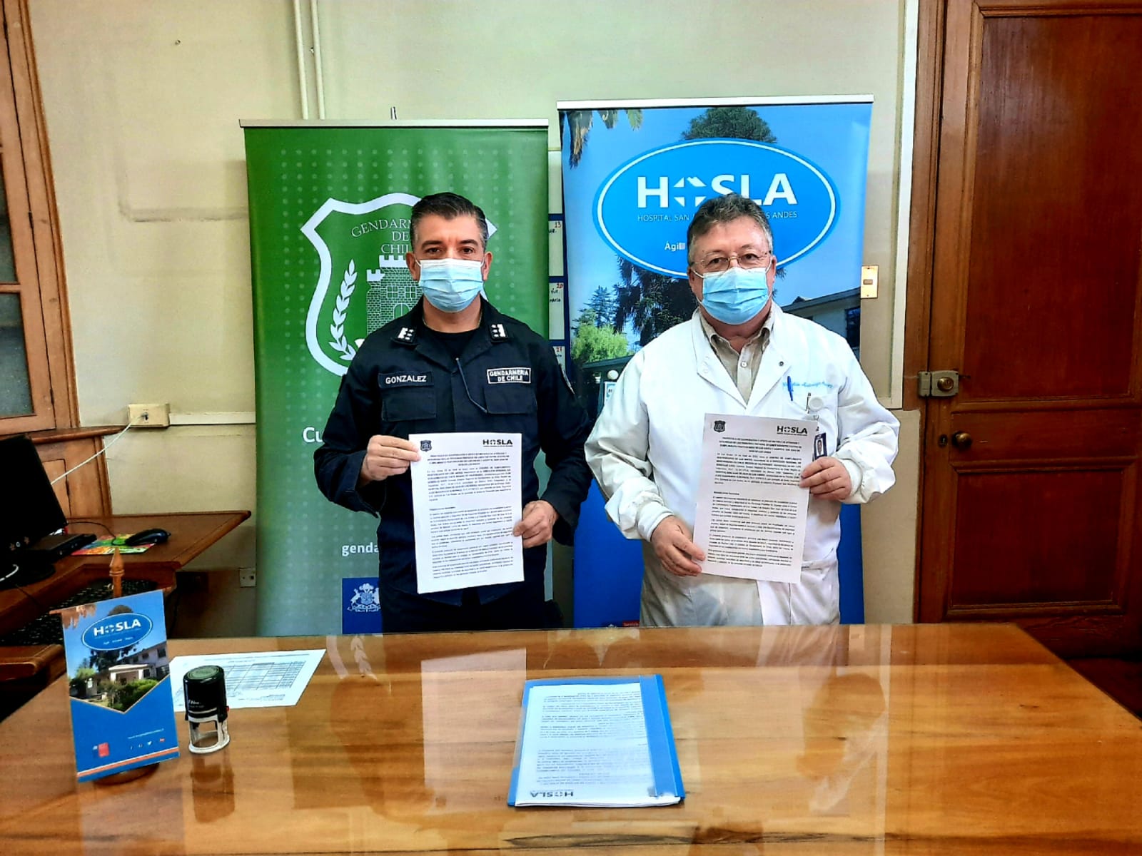 LOS ANDES: Gendarmería y Hospital de Los Andes firman protocolo para atención de personas privadas de libertad