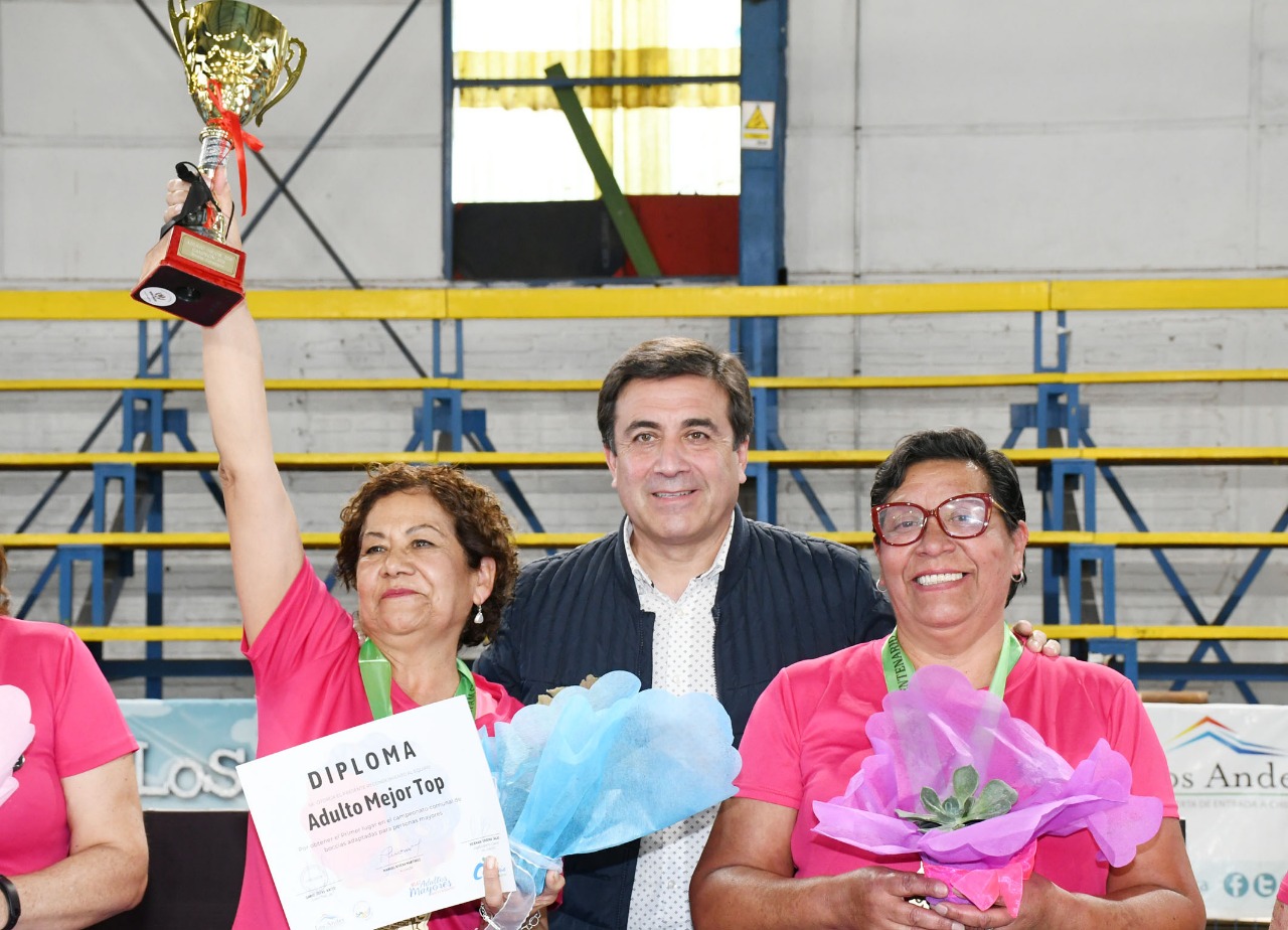 LOS ANDES  Activa participación de personas mayores en campeonato comunal de bochas