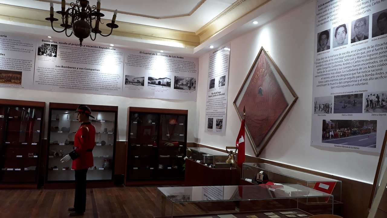 LOS ANDES: Bomba Andes y museo de Bomberos de Los Andes reabren sus puertas en el día de Los Patrimonios