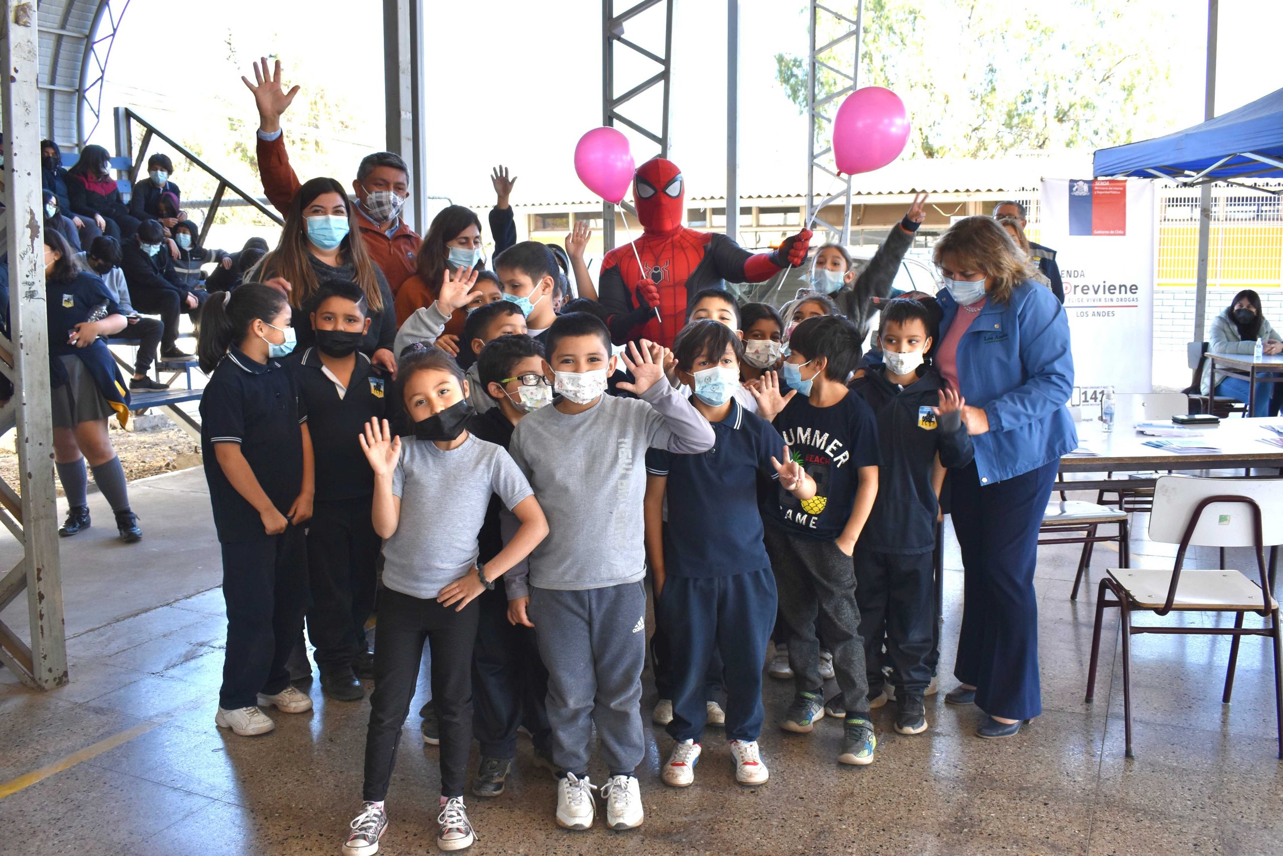 LOS ANDES: Con participación de diversas instituciones se realizan Ferias de Seguridad Pública en establecimientos educacionales