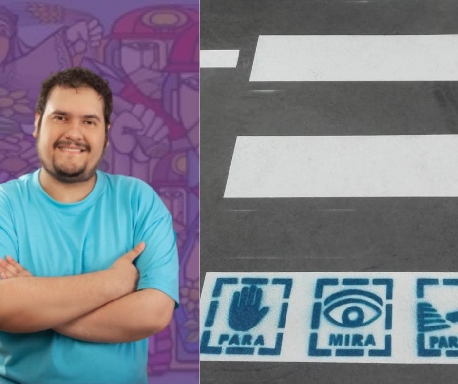 LOS ANDES: Concejal Mauro Pineda presenta iniciativa de pintado de pictogramas en Pasos Peatonales, para personas autistas en Los Andes