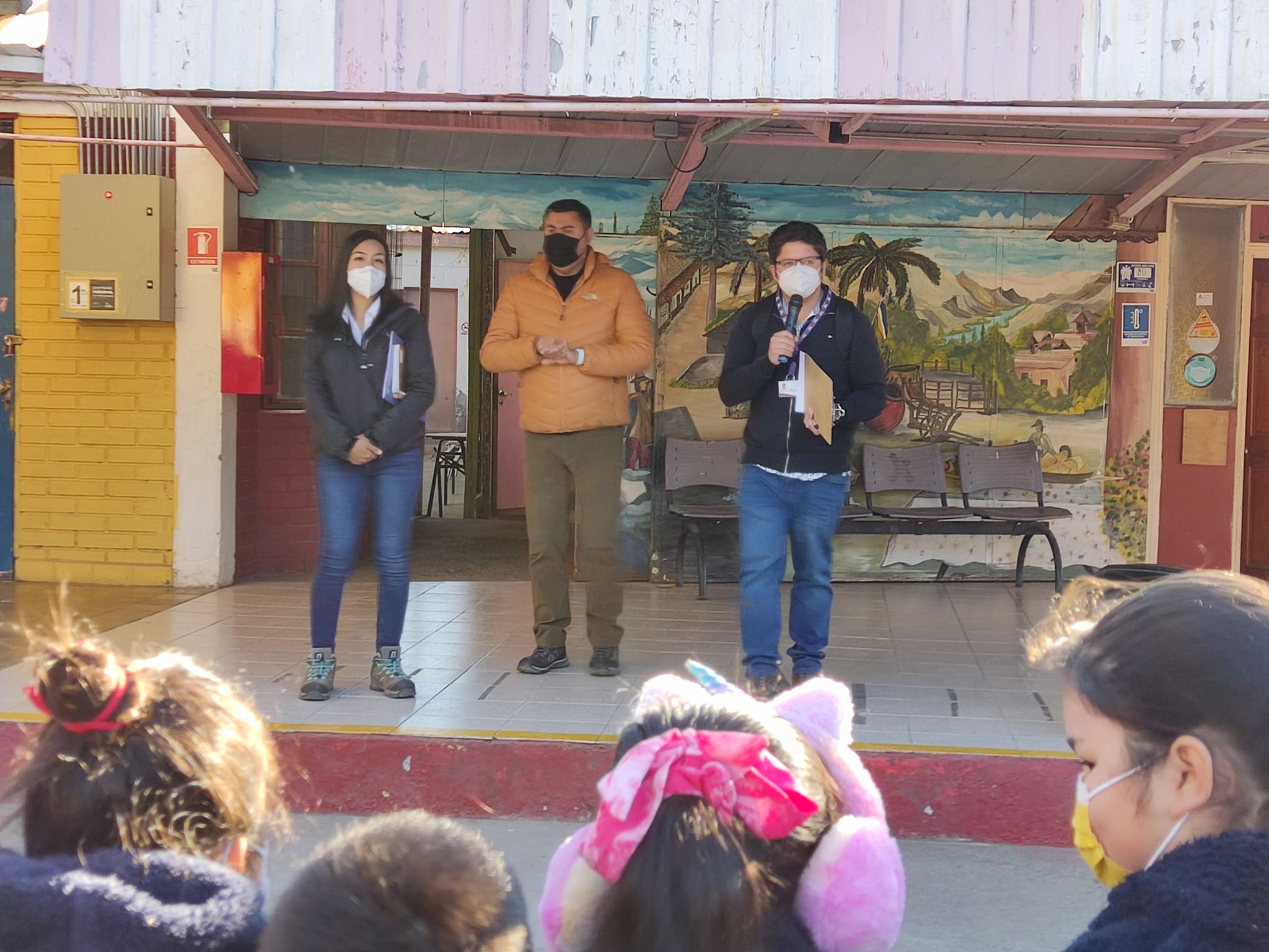 SAN ESTEBAN: Con el objetivo de promover una cultura preventiva, Escuelas El Corazón, Mixta Lo Calvo y Liceo San Esteban realizaron simulacros de emergencias