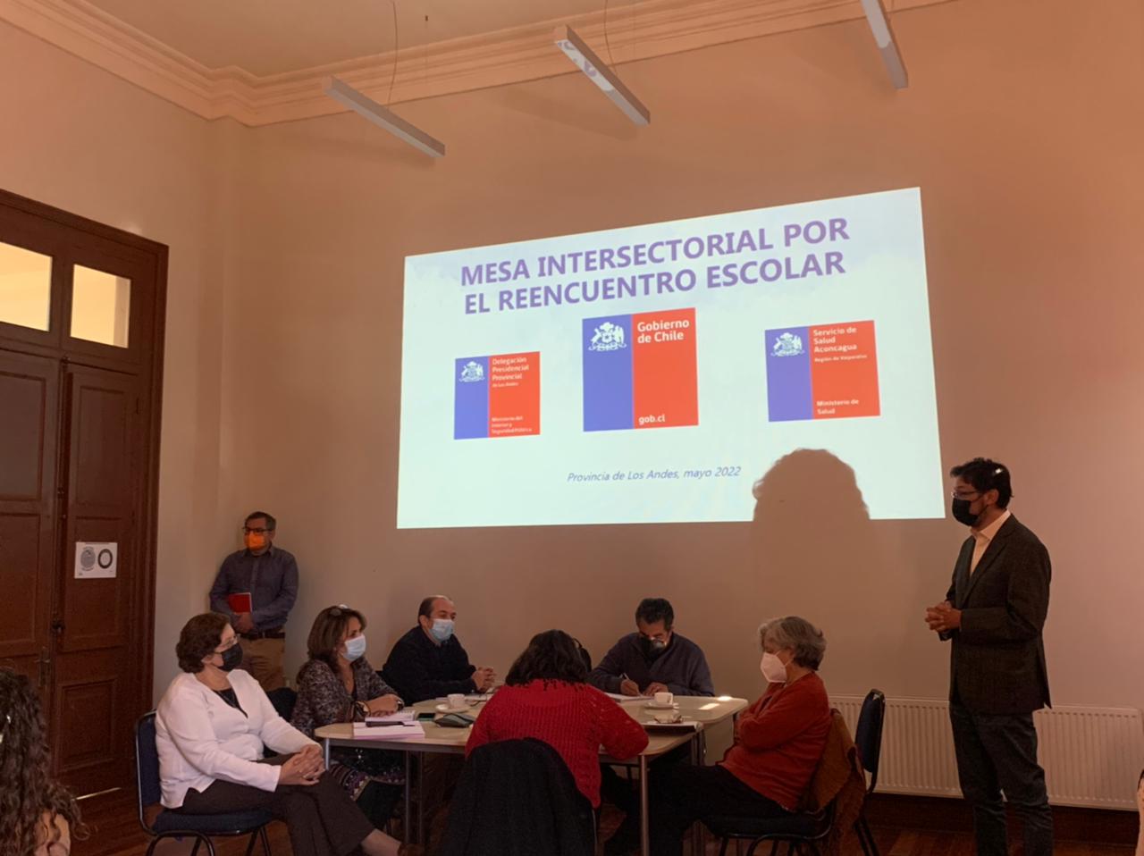LOS ANDES:  En la Delegación Provincial de Los Andes se realizó otra jornada de Reencuentro escolar